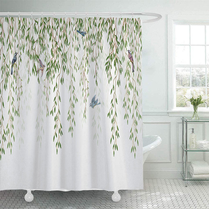 Artistic Floral Shower Curtain Kalsten