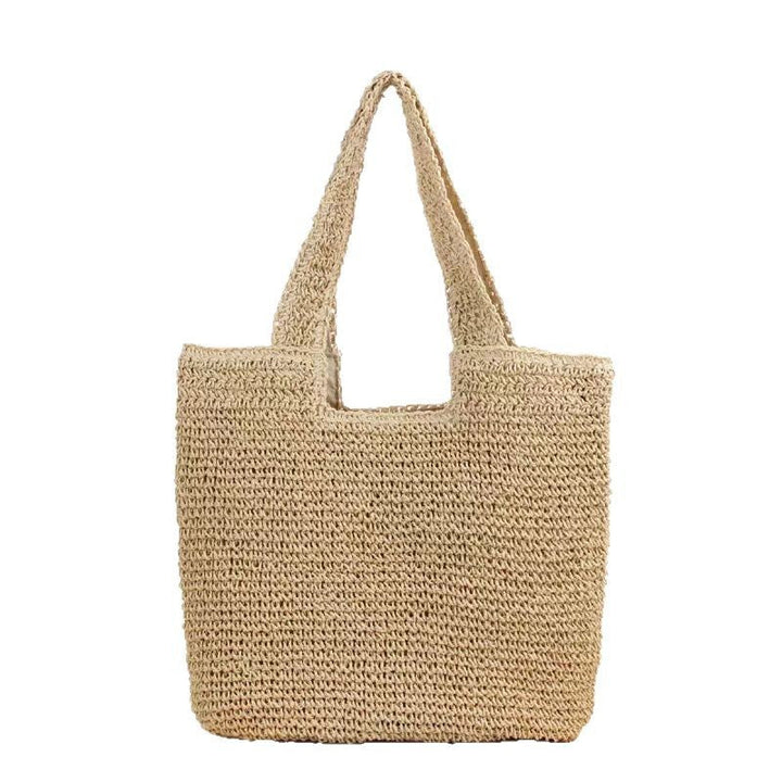 Hand-knotted straw tote bag Kalsten