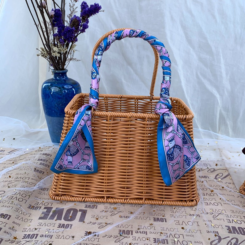 Women Diamond-shaped Handheld Basket Kalsten