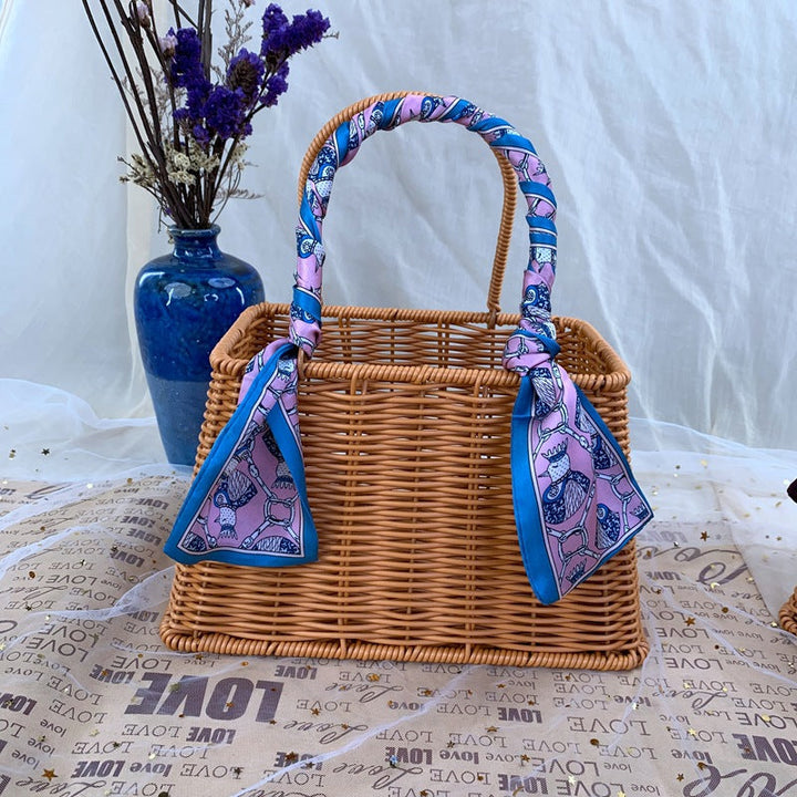 Women Diamond-shaped Handheld Basket Kalsten