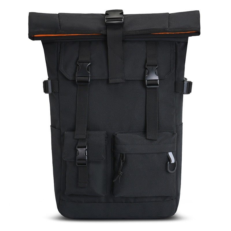 Modern rolltop backpack with multifunctional exterior pockets Kalsten