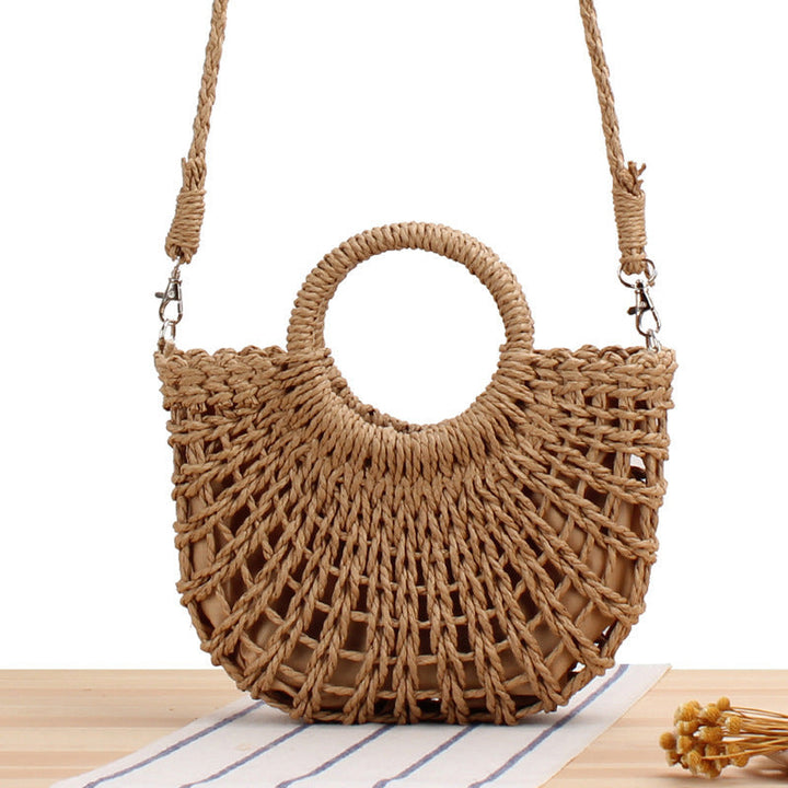 Handmade wicker bag in Boho style Kalsten