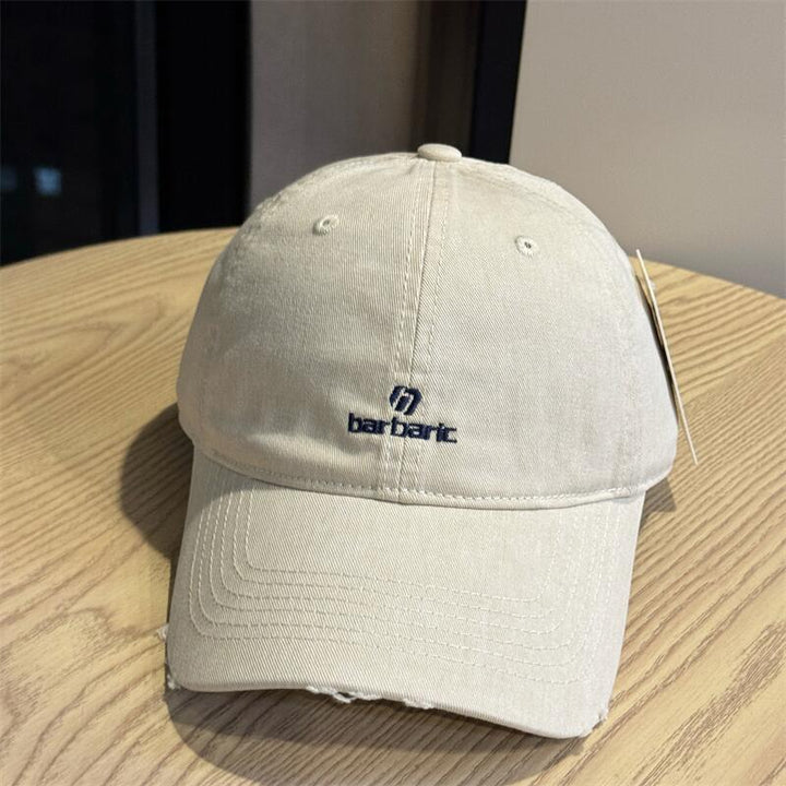 Men's Distressed Cotton Twill Baseball Cap Kalsten