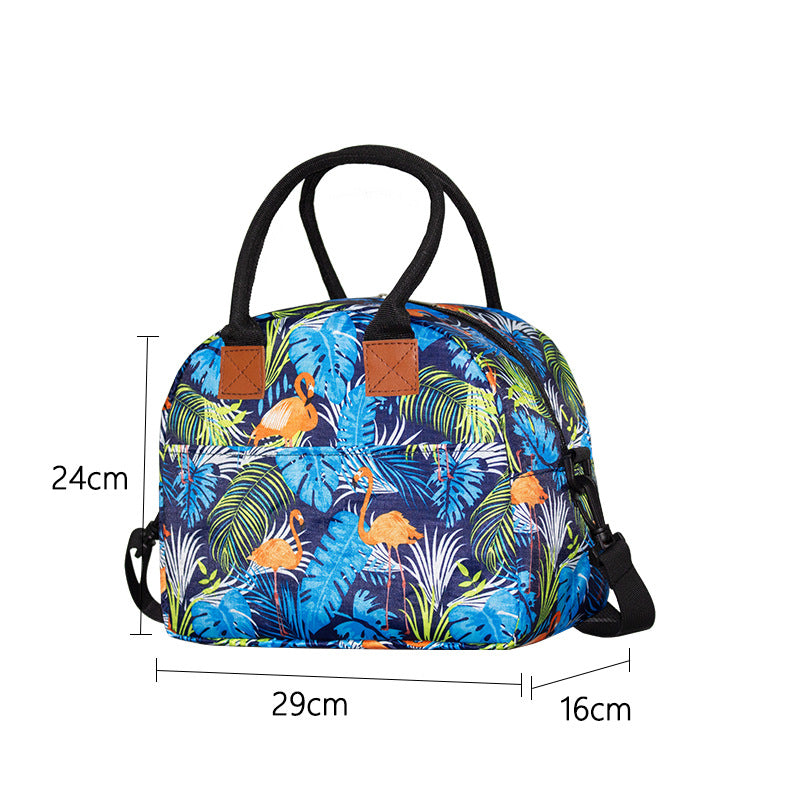 Women’s cooler bag with floral pattern and practical insulated compartment Kalsten