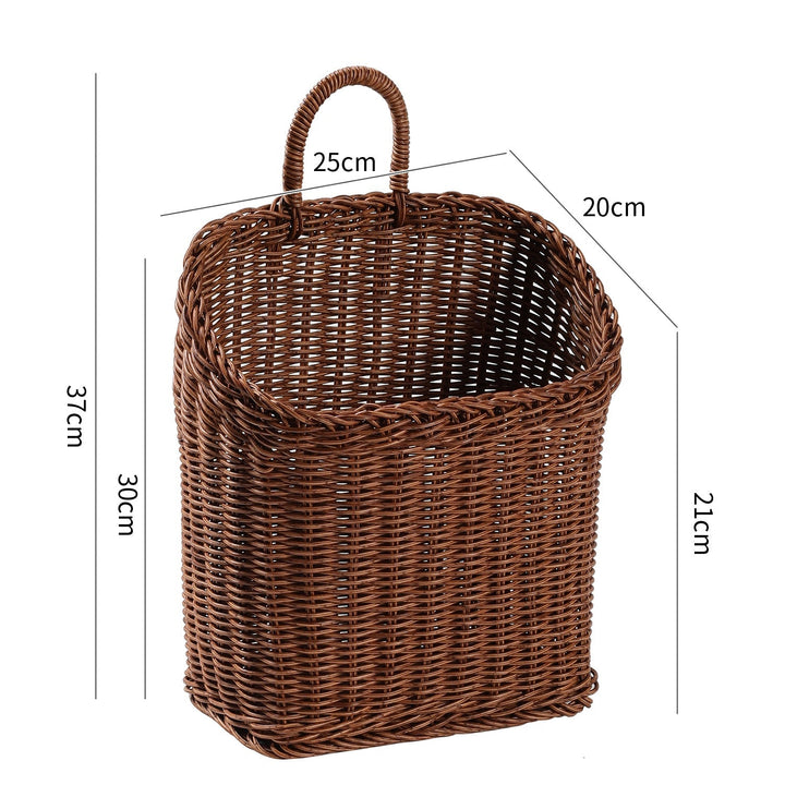 Handwoven Storage Basket with Ergonomic Handle Kalsten 1783754313