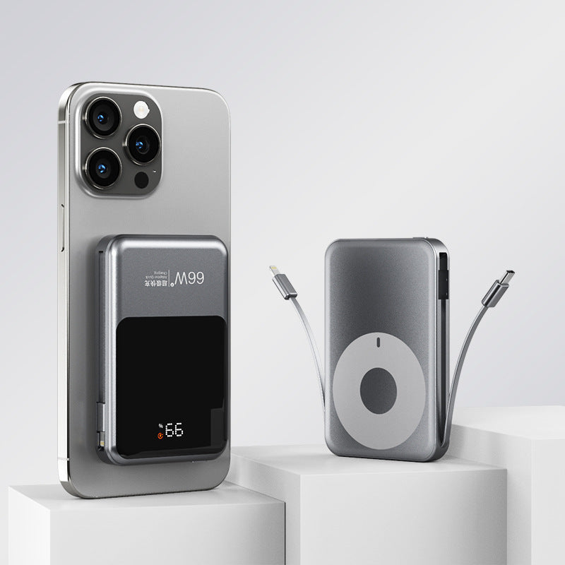 Magnetic Power Bank with Integrated Qi Charger Kalsten