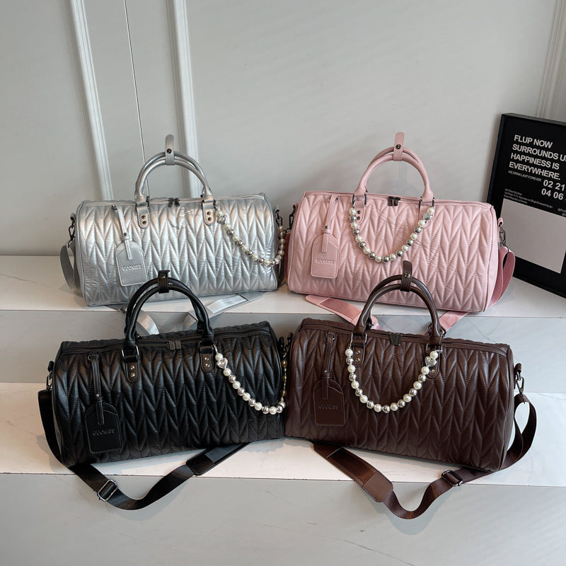 Noble travel bag in modern diamond design Kalsten
