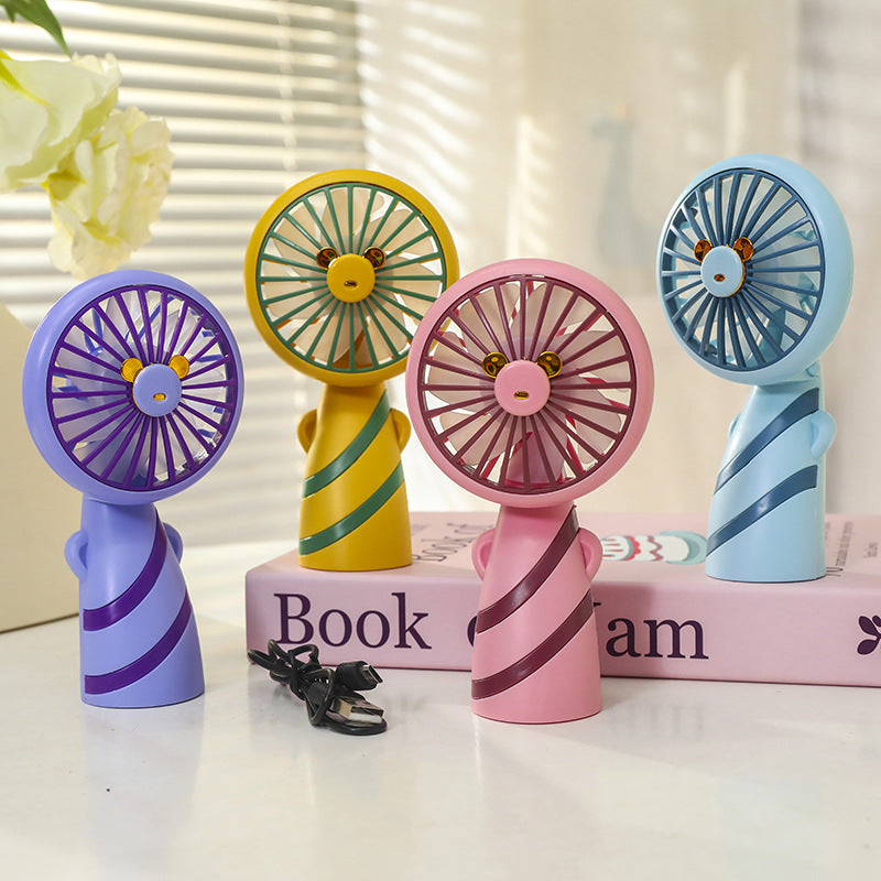 Women portable USB hand fan with cute design Kalsten