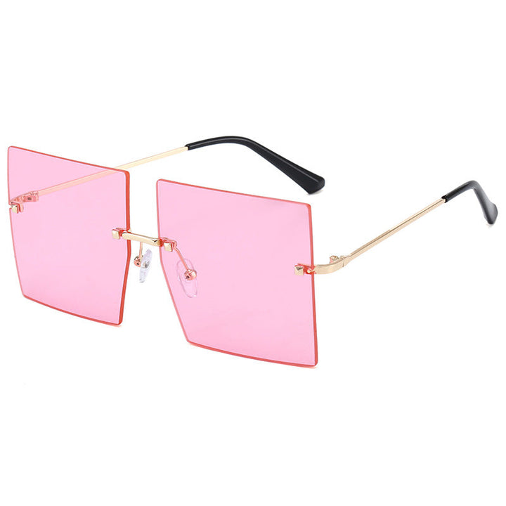Women’s modern geometric sunglasses with filigree metal frame Kalsten