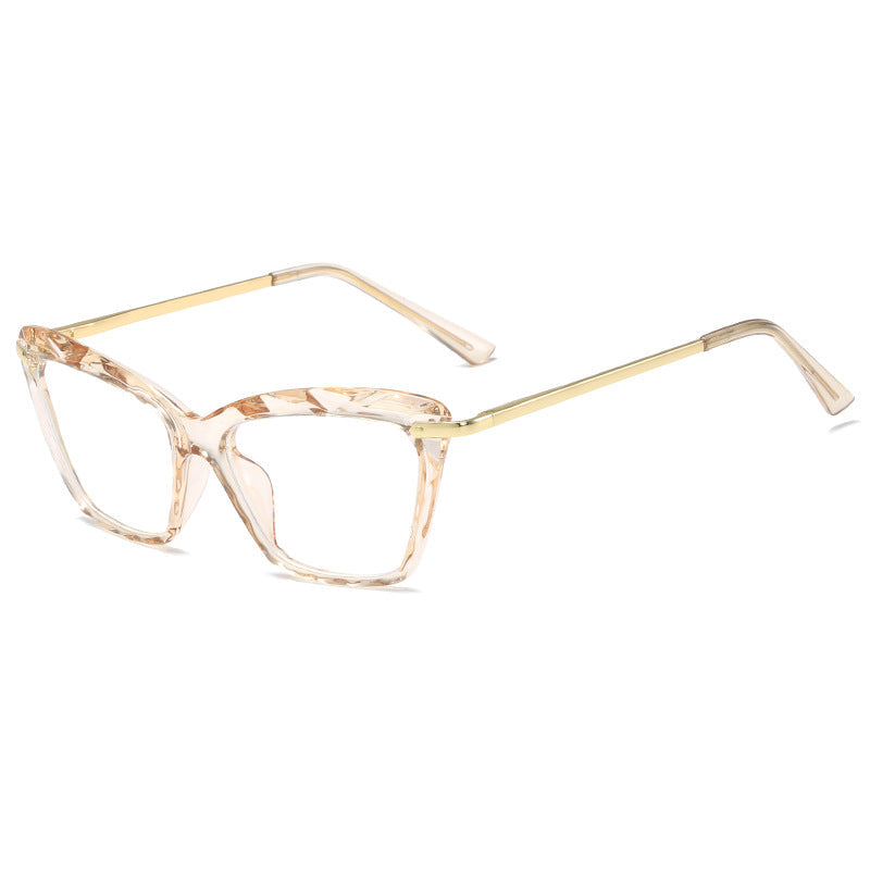 Women's fashionable oversized glasses with elegant metal frame Kalsten