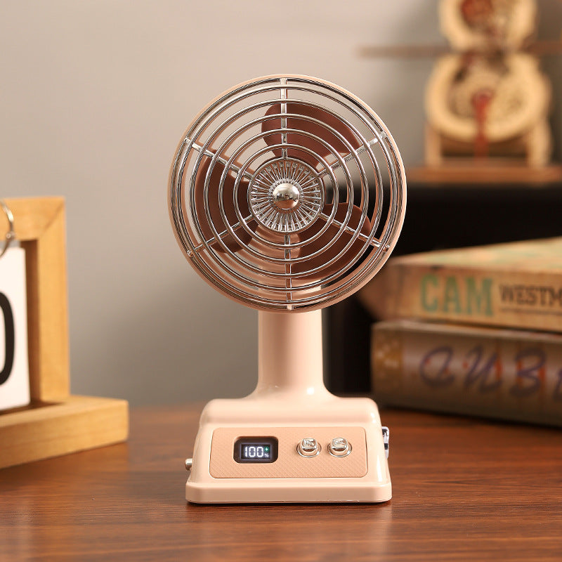 Unisex Portable Table Fan with Digital Display and Flexible Tilt Function Kalsten