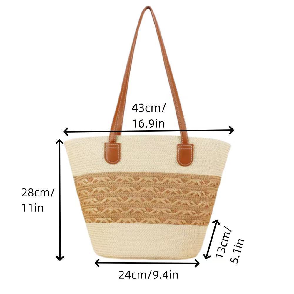 Elegant straw bag Kalsten