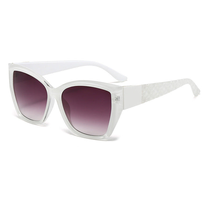 Ladies Oversized Cat-Eye Sunglasses with Stylish Accents Kalsten