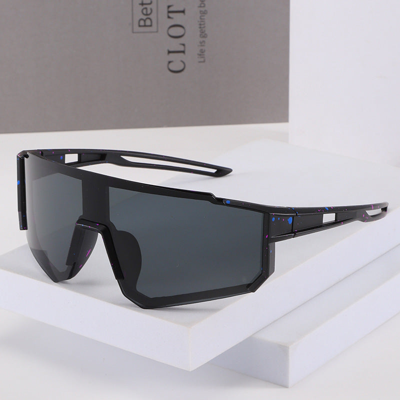 Men's Futuristic Oversized Shield Sunglasses Kalsten