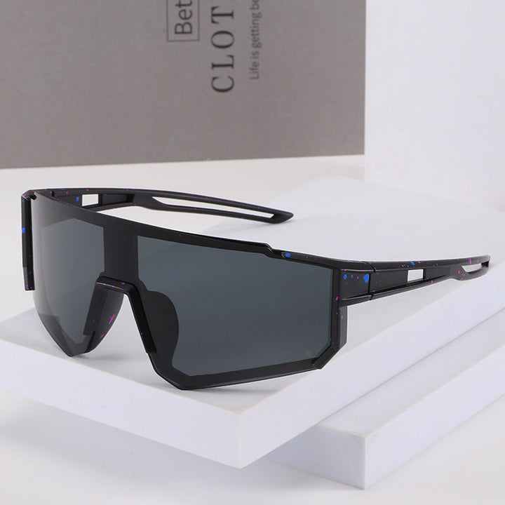 Men's Futuristic Oversized Shield Sunglasses Kalsten