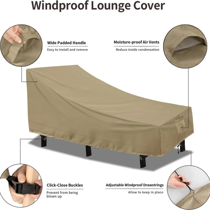 Durable protective cover for sun loungers Kalsten