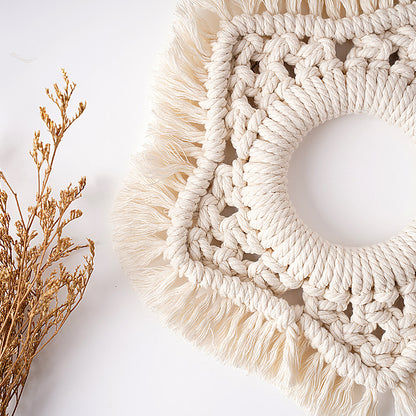 Star-Shaped Macrame Wall Decor Acalora