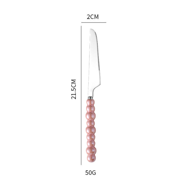 Elegant finger food fork with non-slip handle Kalsten