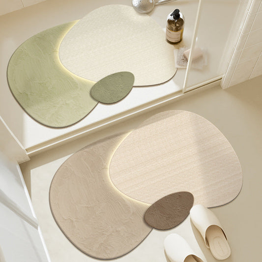 Floral-Inspired Decorative Bath Mat