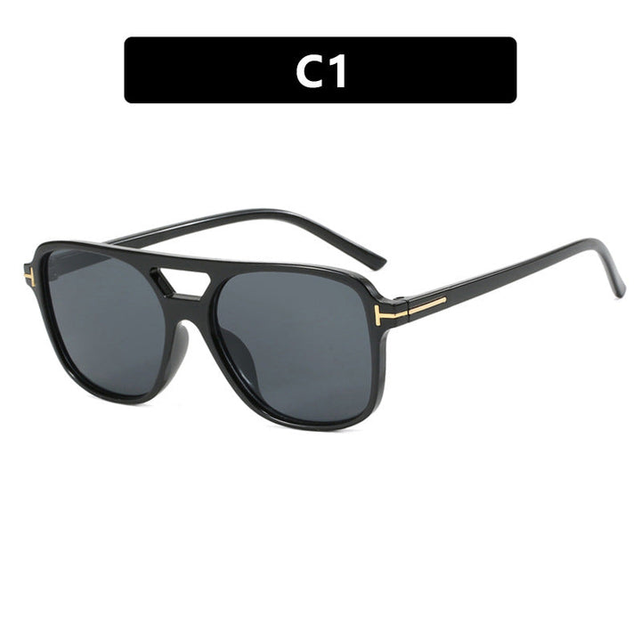 Women trendy square sunglasses with detailed frame Kalsten