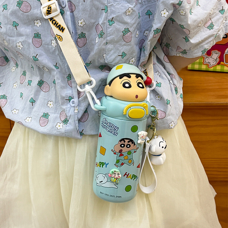 Women’s water bottle with interactive animal lid Kalsten