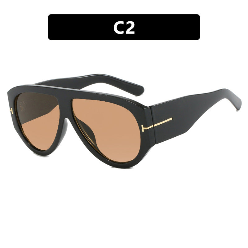 Women's Geometric Sunglasses with Modern Frame and Polarized Lenses Kalsten