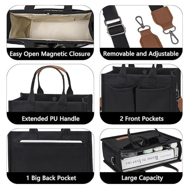 Elegant tote bag with practical compartments Kalsten