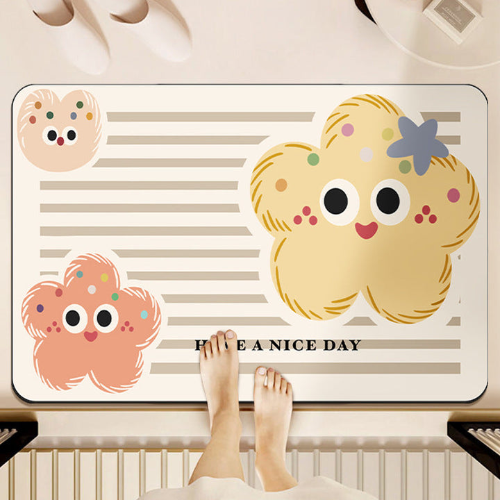 Playful Cookie-Themed Area Mat