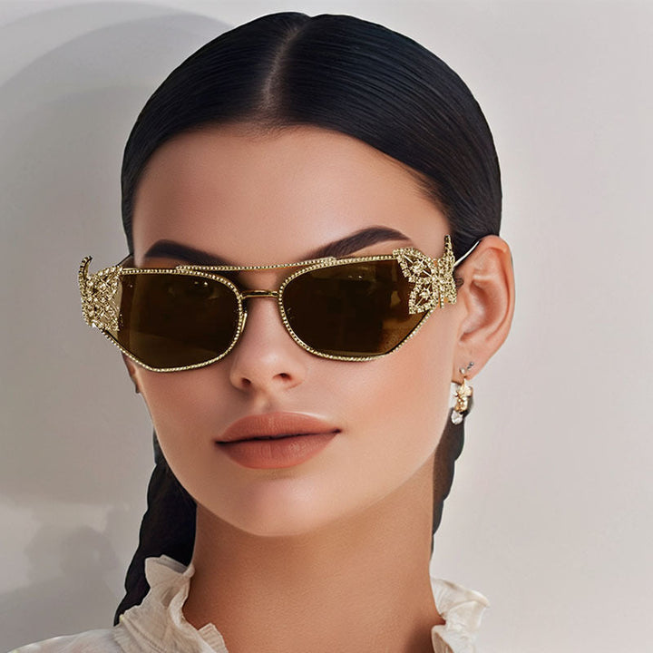 Women's Luxury Sunglasses with Elegant Butterfly Detail Kalsten