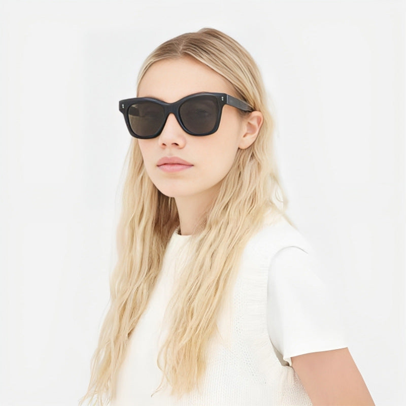 Women's oversized sunglasses with rounded square frame and UV protection Kalsten