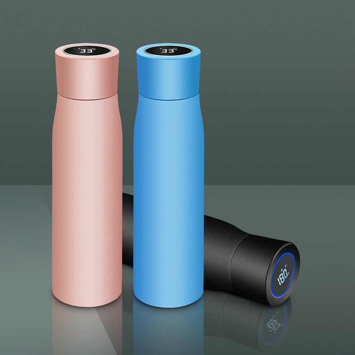 Unisex nan vacuum insulated stainless steel drinking bottle with sleek ergonomic design and leak proof screw cap Kalsten