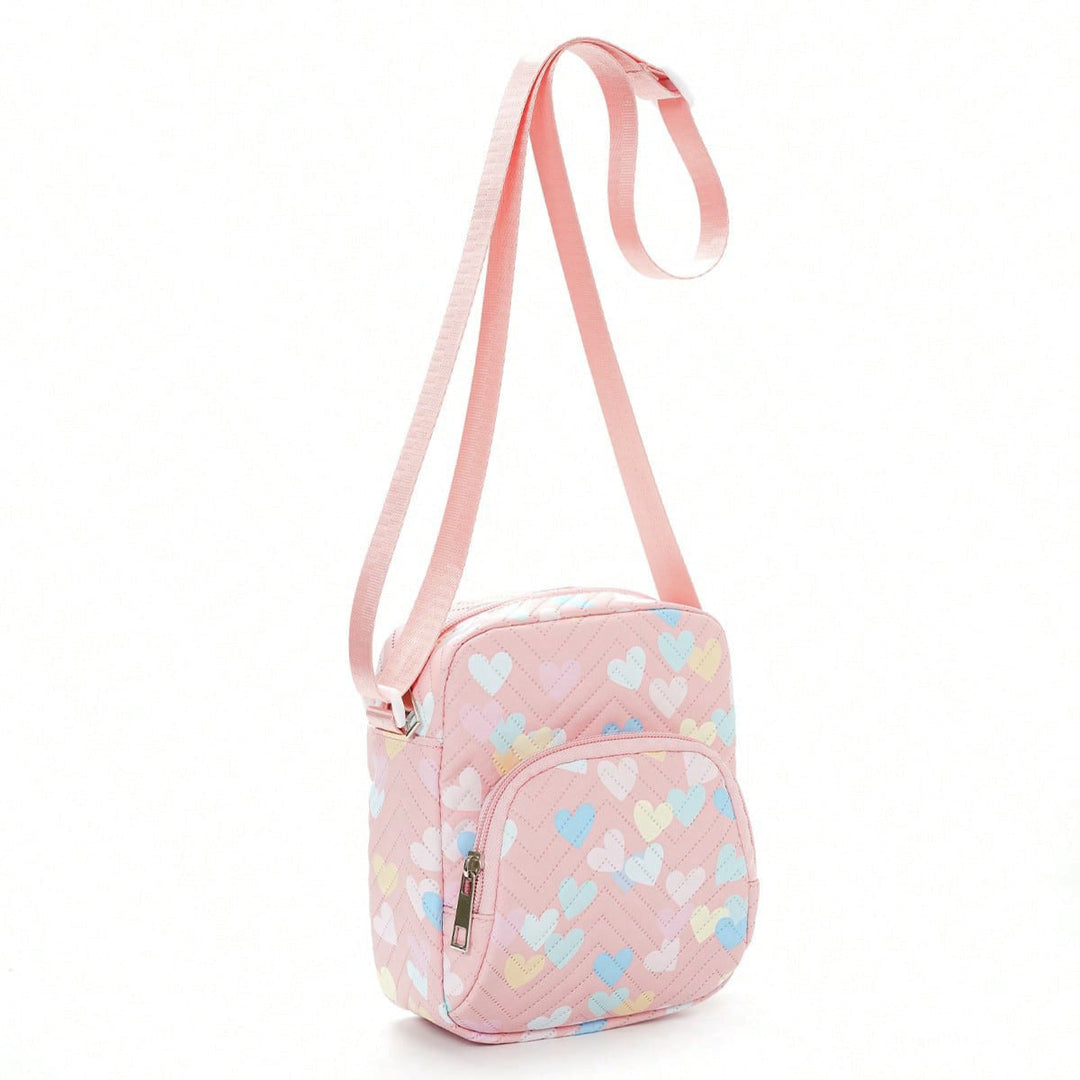 Fluffy shoulder bag with star motif Kalsten
