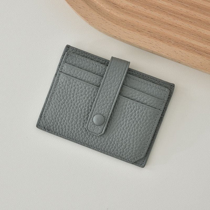 Premium Leather Snap Closure Cardholder Kalsten