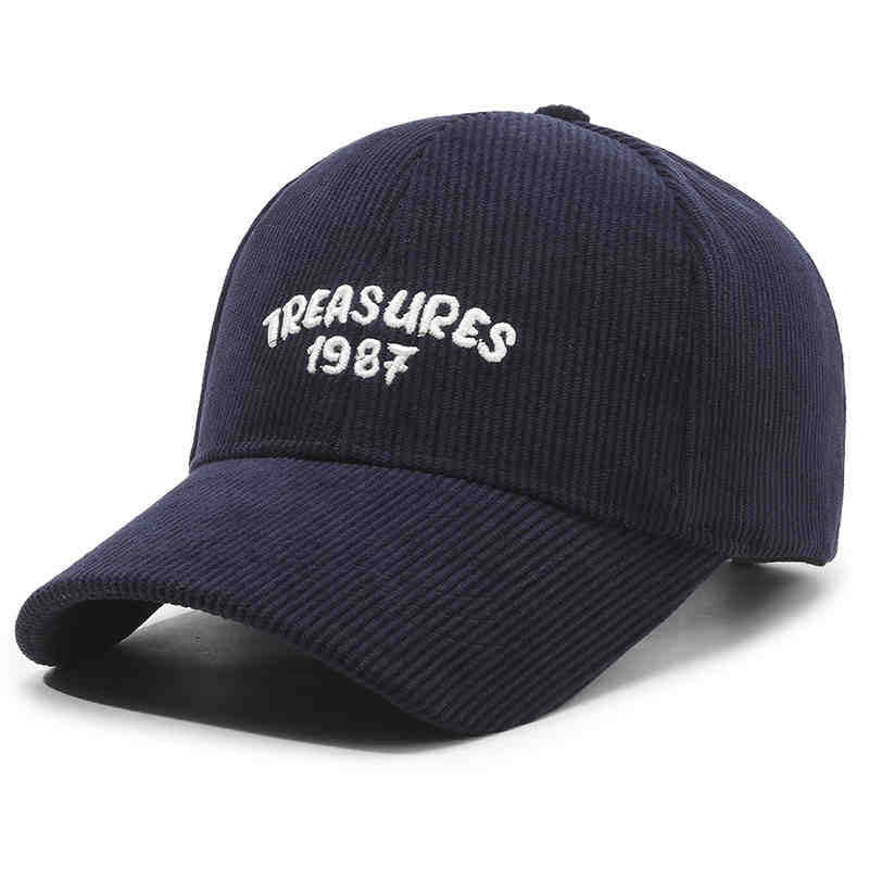 Women's Corduroy Embroidered Baseball Cap Kalsten
