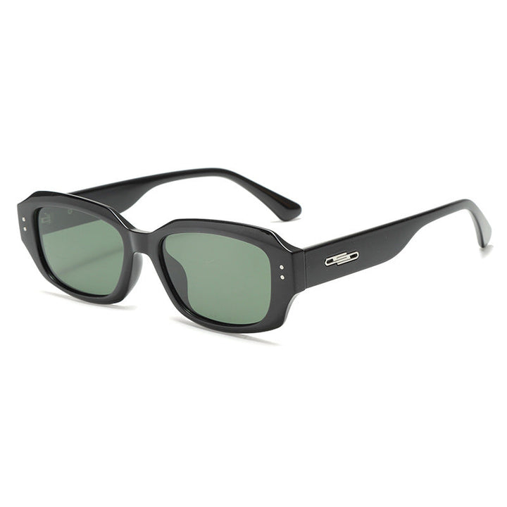 Women fashionable square sunglasses with innovative transparent frame Kalsten