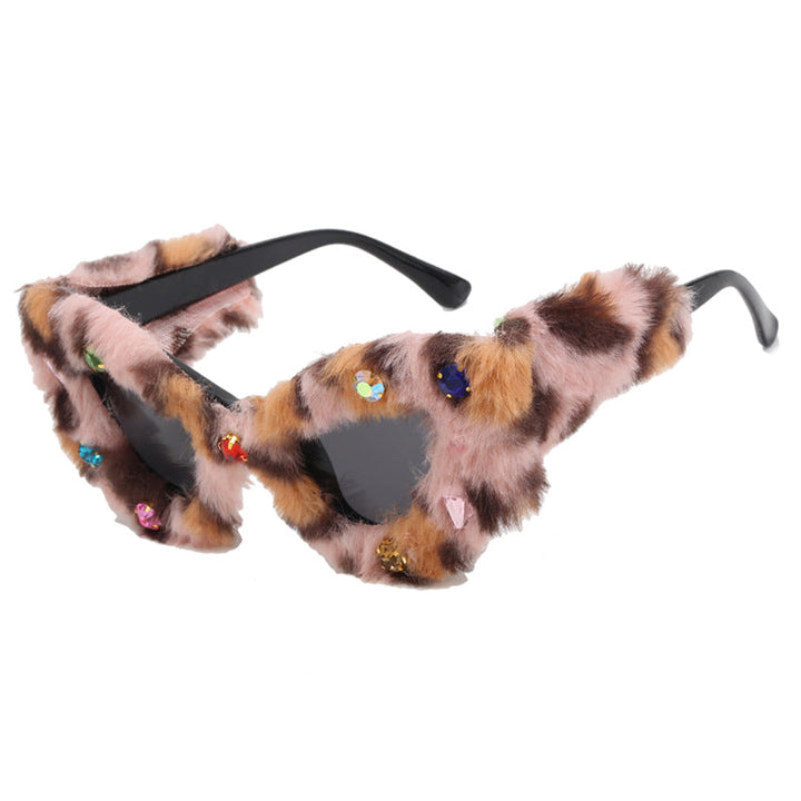 Women striking, padded sunglasses with decorated frame Kalsten