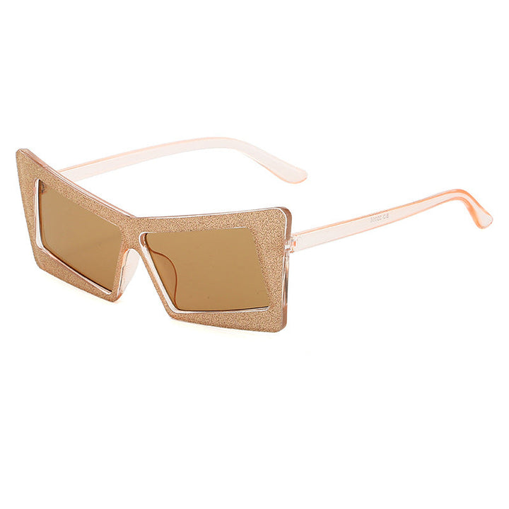 Women's geometric sunglasses with sparkling elements Kalsten