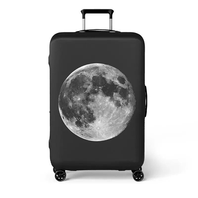 Women's hard shell suitcase with exciting travel motif Kalsten