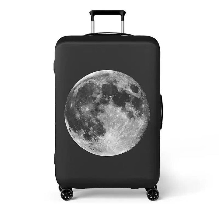 Women's hard shell suitcase with exciting travel motif Kalsten