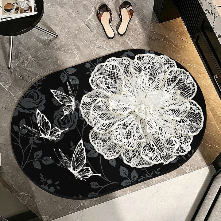 Ornate Floral Area Rug