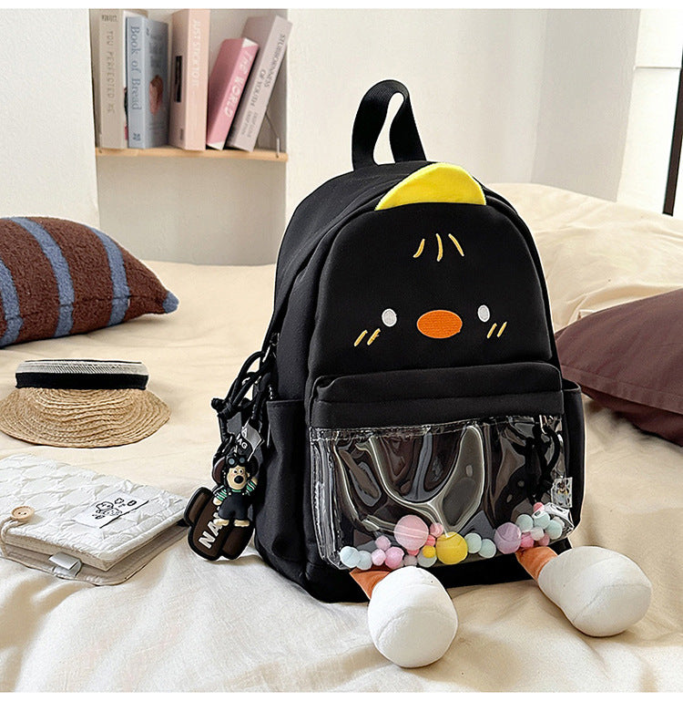 Children's Adorable Duck-Themed Mini School Backpack