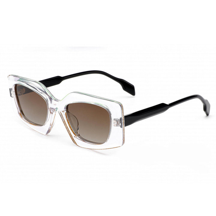 Women’s fashionable sunglasses in innovative, multifaceted design Kalsten
