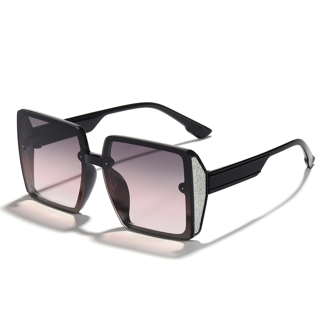 Women oversized sunglasses with shiny accent Kalsten