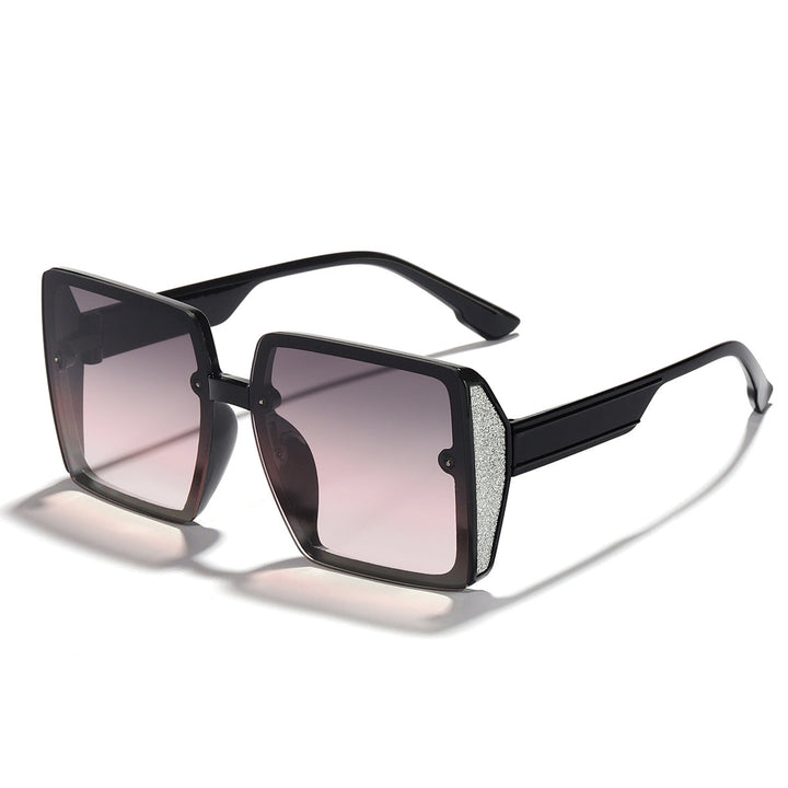 Women oversized sunglasses with shiny accent Kalsten