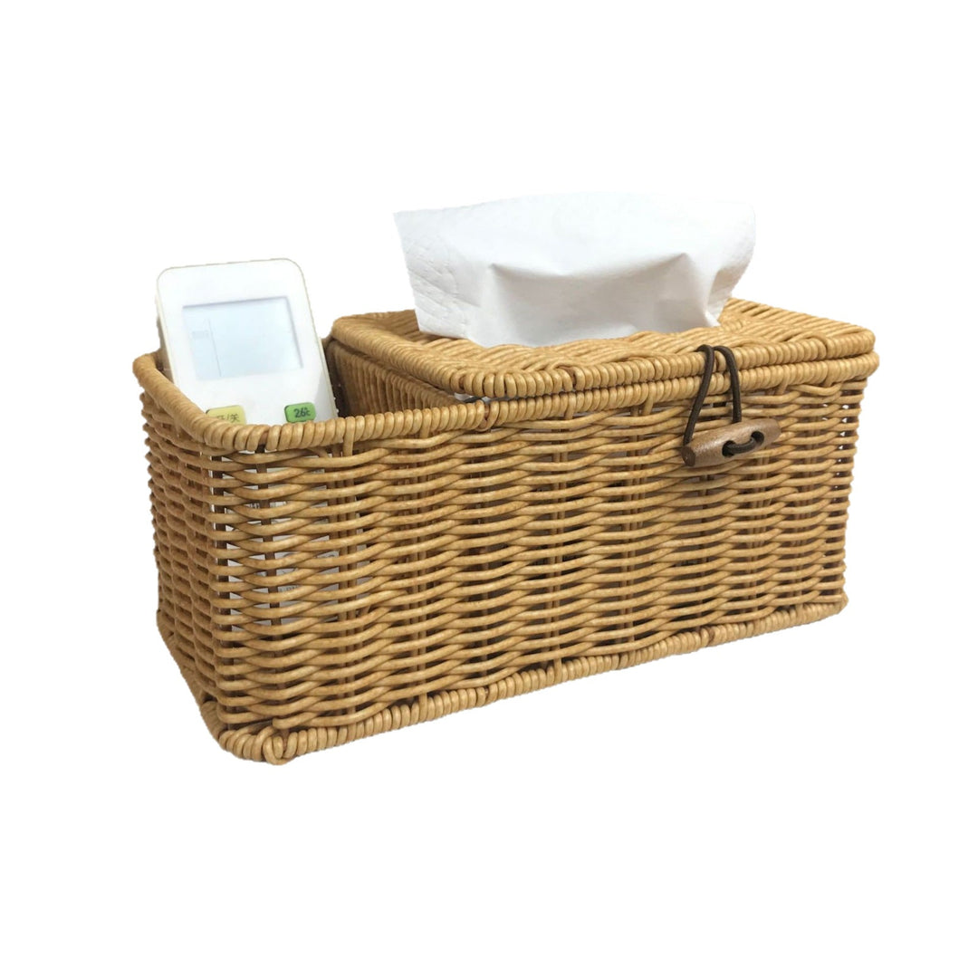 Ladies Organizer Basket with Tissue Box Kalsten