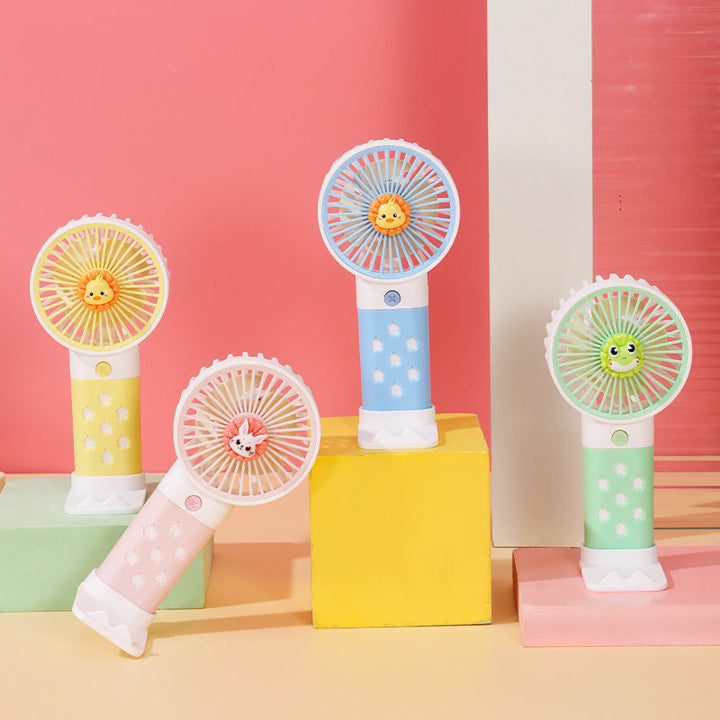 Women's Portable Mini Hand Fan with Cute Rabbit Design Kalsten