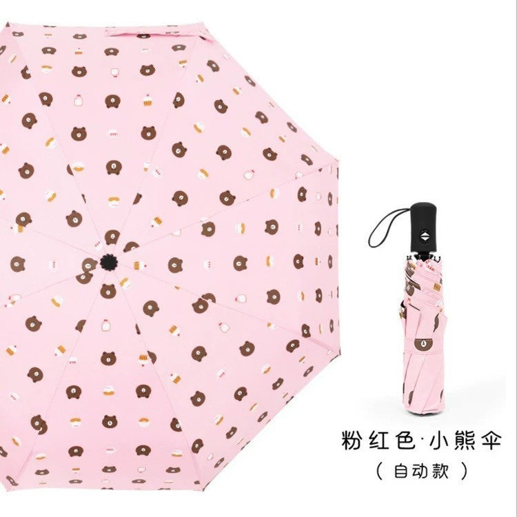 Women's creative folding umbrella with animal motif Kalsten