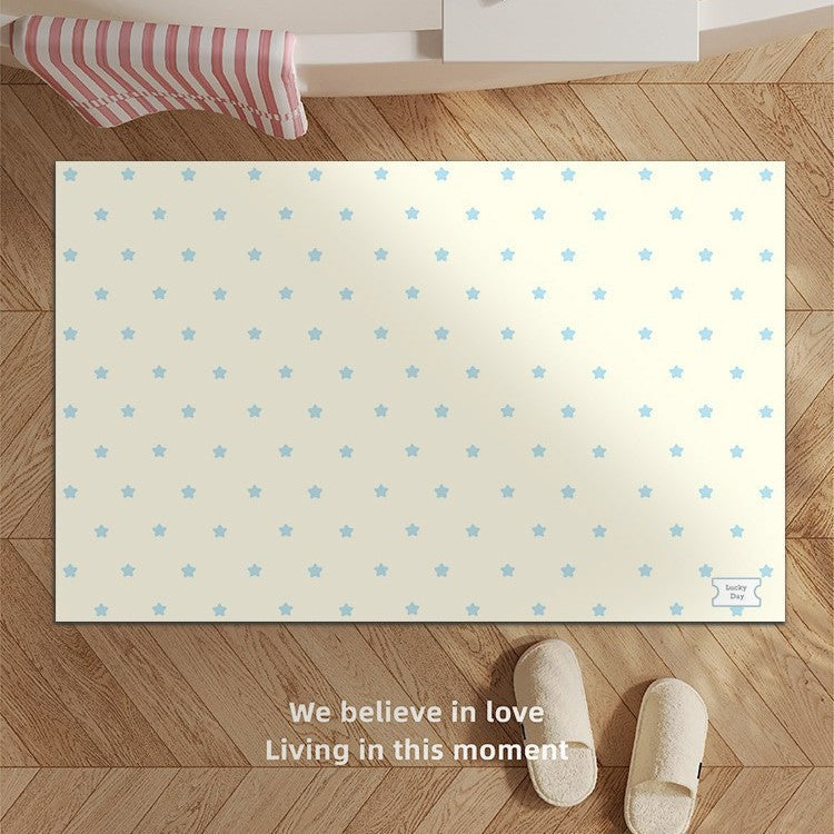Cozy Star Pattern Bath Mat Kalsten