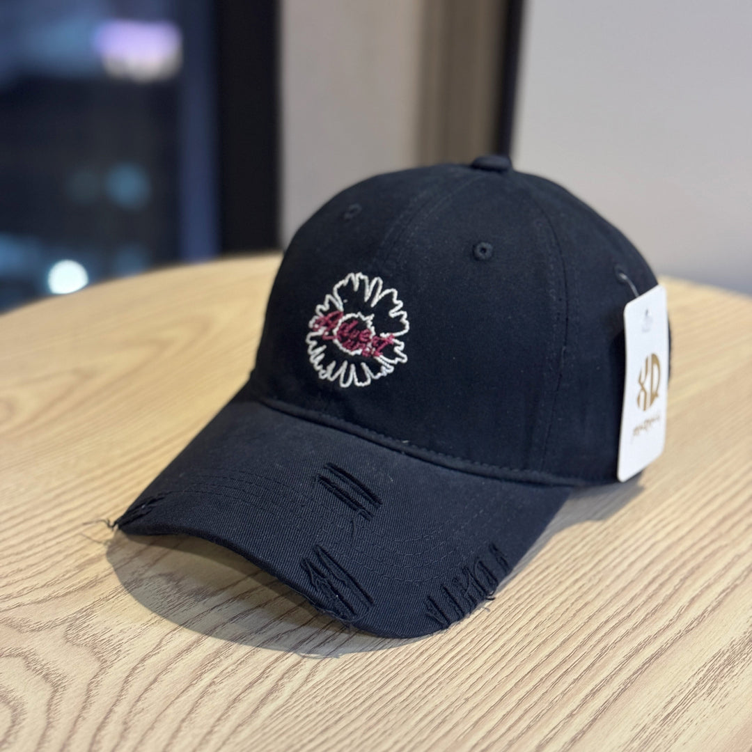 Unisex Embroidered Flower Design Baseball Cap Kalsten