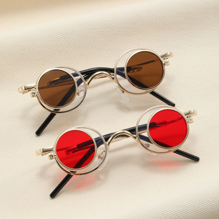 Women's Fashion Round Sunglasses with Elegant Metal Frame Kalsten